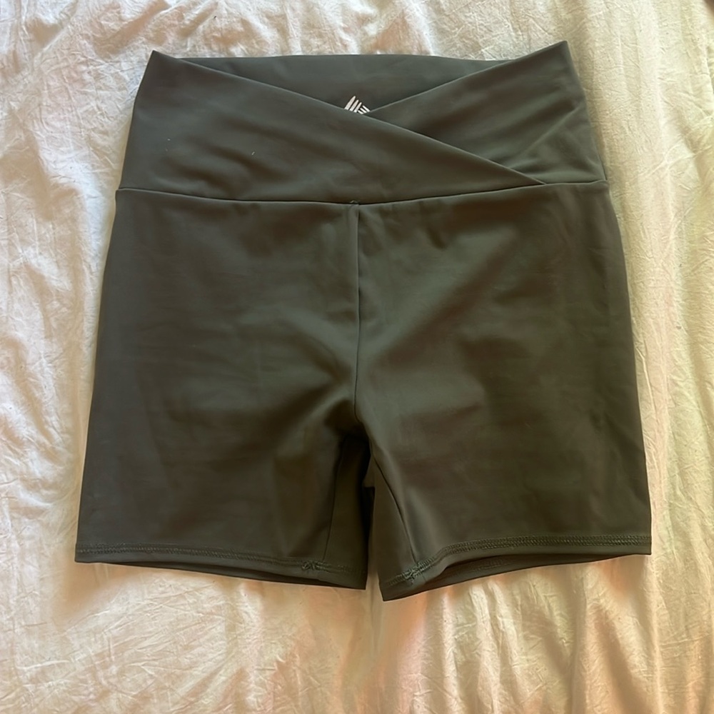 Dark Green Crossover RBX Bike Shorts